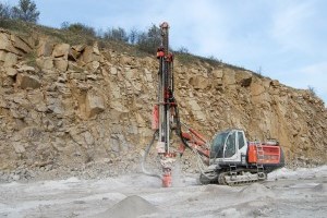 Orange drill rig -products